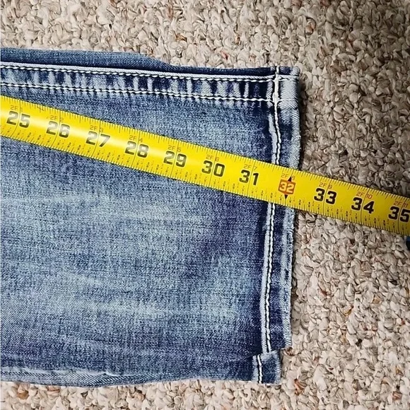 Miss Me Blue Jeans with Silver Wing Embellishments - Picture 14 of 15